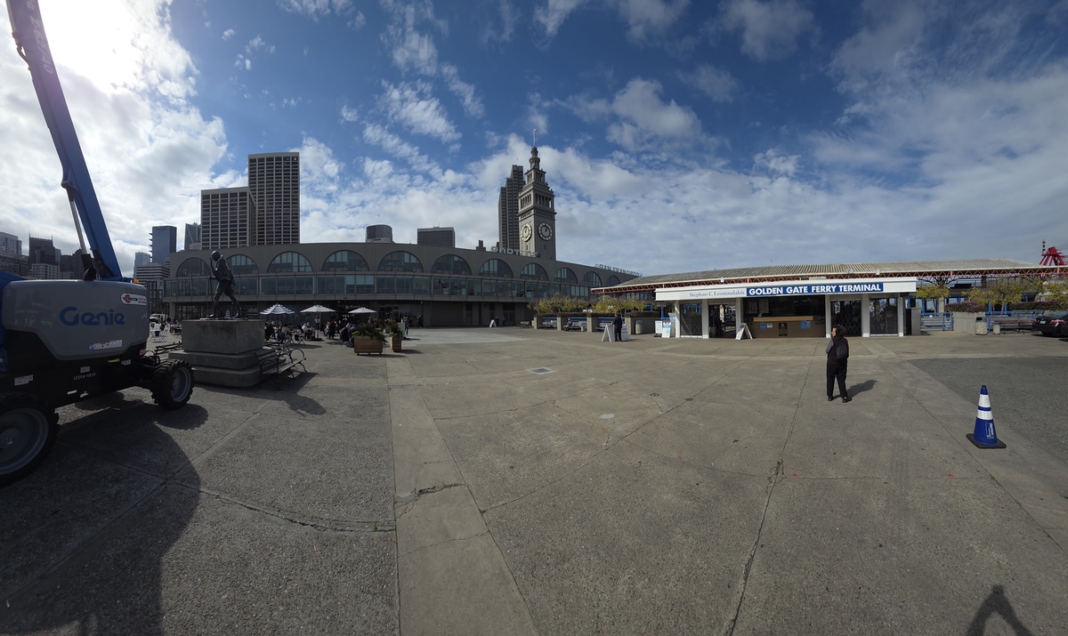 ferry building panorama by galaxy s25 plus