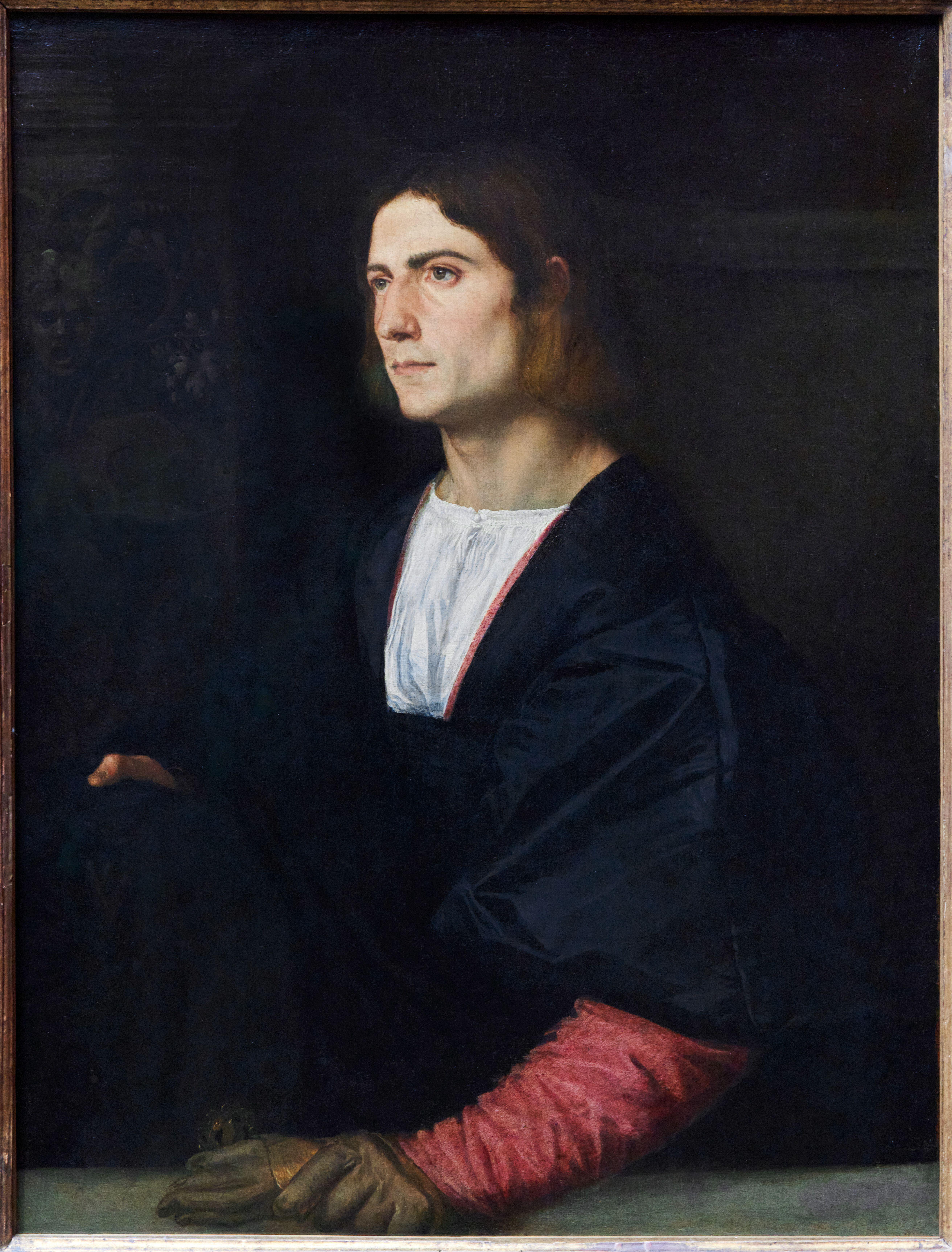 Portrait of a Young Man by Titian.