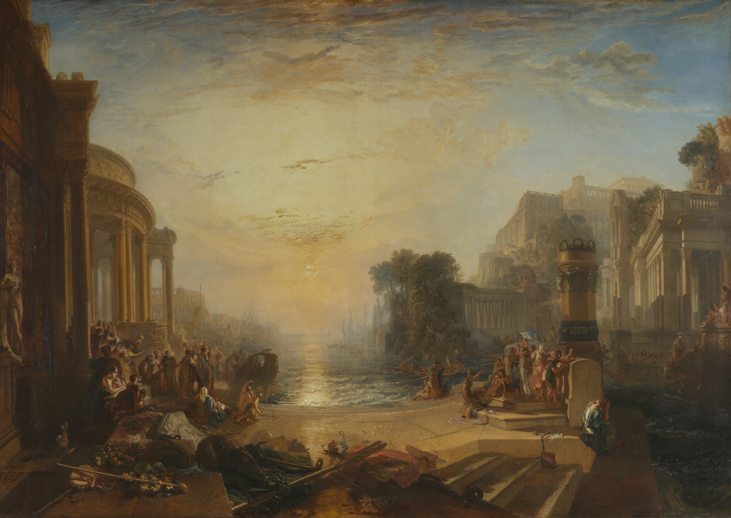 JMW Turner's painting, The Decline of the Carthaginian Empire.