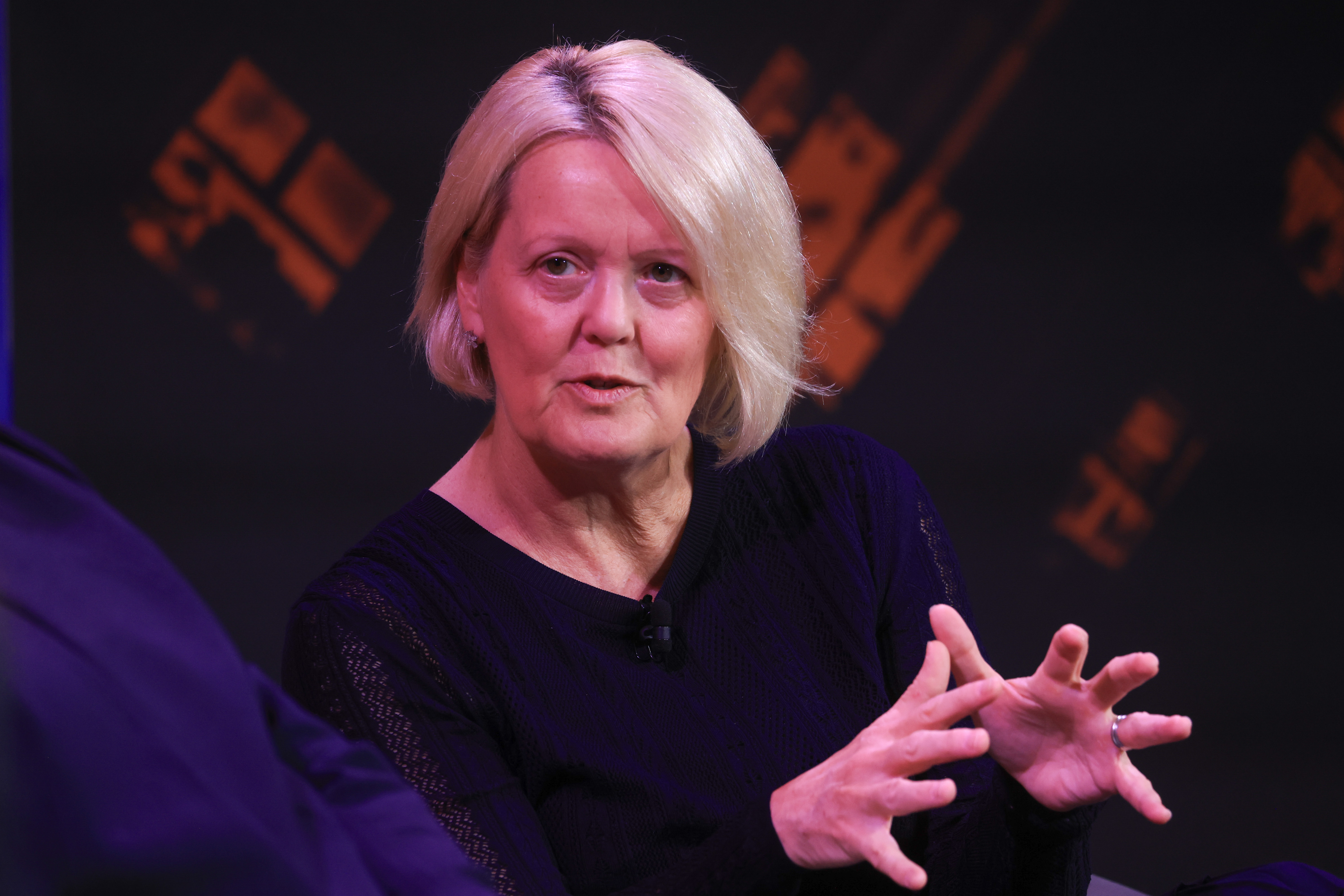 Alison Rose speaking at the Bloomberg Women, Money and Power conference.