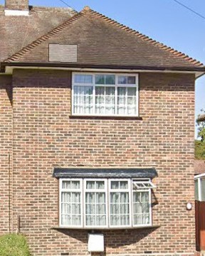 Doreen Stock's home in Mottingham, south London.