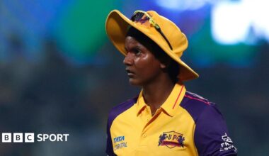 Deepti Sharma of UP Warriorz looks on