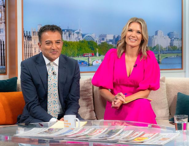 Charlotte Hawkins in bright pink