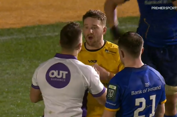 Dragons captain Angus O'Brien can't believe what he's hearing