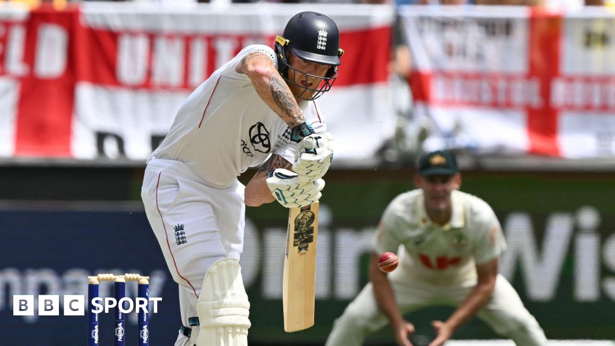 Ben Stokes plays a shot