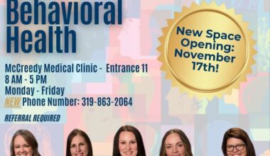 WCHC Opens Newly Renovated Behavioral Health Space in McCreedy Medical Clinic | KCII Radio