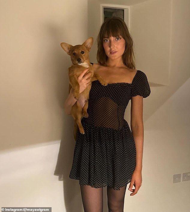 Maya Wigram (pictured) is the daughter of much-loved designer Phoebe Philo, a name familiar to anyone with a passion for handbags