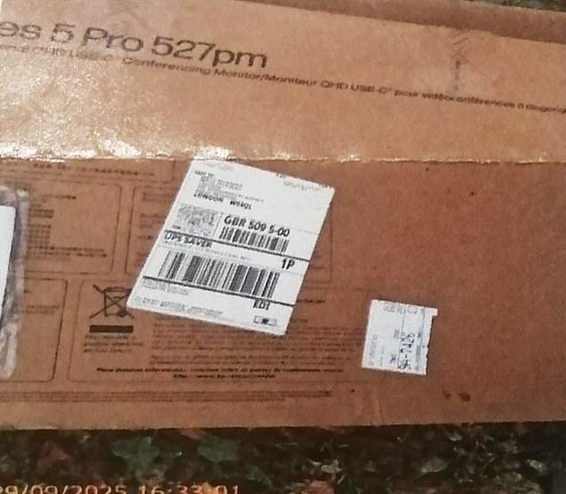 A council agent collected the details of the residents from labels on the recycling and fined Ms Muir's household and her neighbour