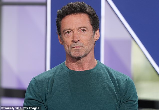 'Hugh had heard about Deb's plans but he didn't really know until she told him herself during their secret meet¿up,' an insider told the publication. (Pictured: Hugh Jackman)
