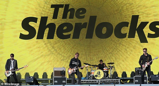 The band - L-R) Trent Jackson, Kiaran Crook, Brandon Crook and Alex Proctor - had already had to cancel last weekend's shows