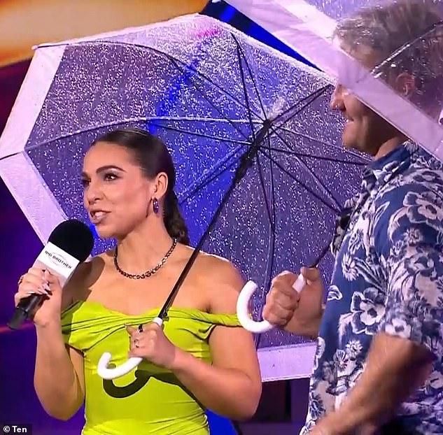 Leon, who voiced both the original Channel Ten and later Channel Nine versions of the show, had become synonymous with the franchise's most famous phrase, 'Big Brother is watching you.' Pictured: Host Melissa Tracina