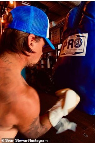 Stewart had shared pictures of him undergoing boxing training on social media in recent years
