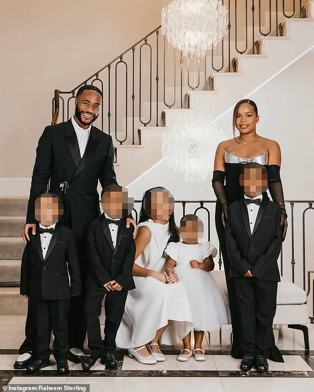 Raheem Sterling was the victim of a house break-in while at home with his children