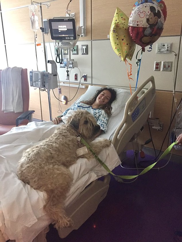 The tingling turned to numbness and, by the next morning, she was no longer able to walk. Ladner was rushed to the hospital, shown, for treatment