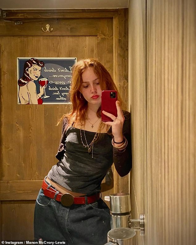 The 19-year-old is busy focusing on her art at the moment but when she emerges from the studio, she can be seen running around London and diving in to vintage shops or catching up with her friends at wine bars