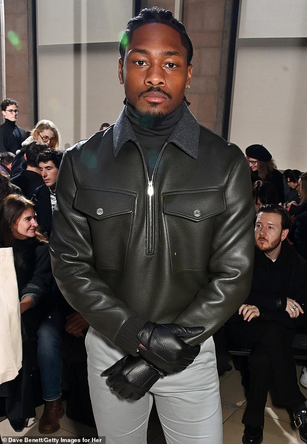 It was also revealed earlier this month that Stefon has learned that he is the father of an Instagram model's baby girl after taking a paternity test; seen in January in Paris