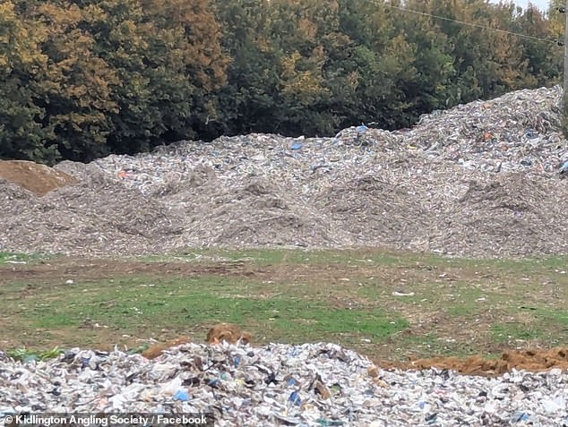 The 150ft-long dump has been described as one of the biggest fly tips ever seen in Britain