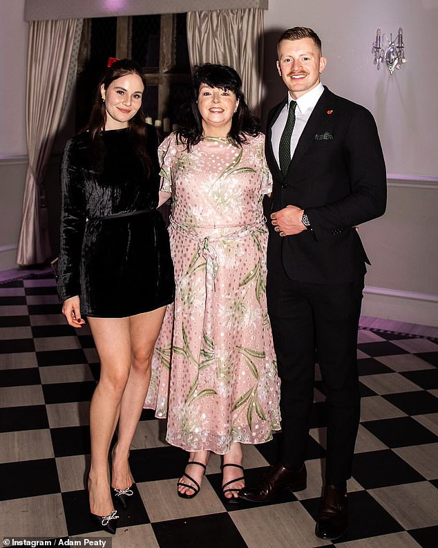 Last week it was revealed Holly and Adam have banned his mother from their wedding after an astonishing family row over Holly's failure to invite her future mother-in-law to her hen party (pictured with his mother Caroline and Holly in 2024)