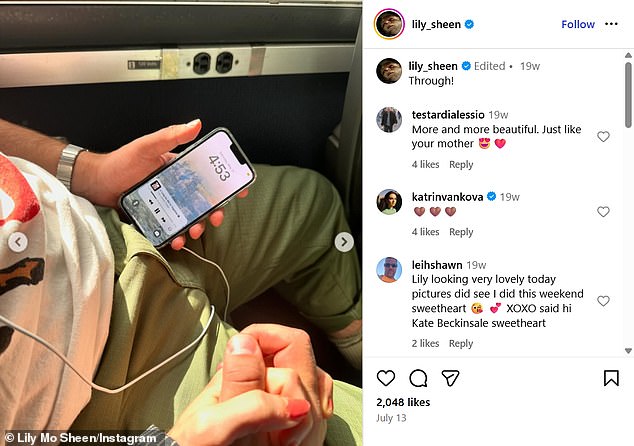 It's unclear if Sheen is still dating Schechter, but she shared a hand-holding snap with a mystery man on July 13