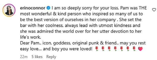 Following news of Pam's passing, tributes poured in from a string of stars, including Fearne Cotton and Andi Oliver