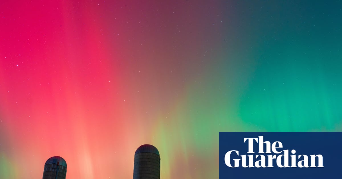 Northern lights visible across US as geomagnetic storm lights up skies | US news