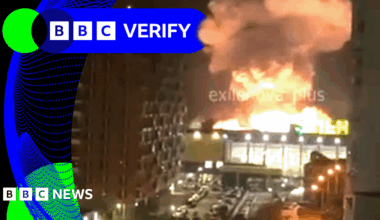 Footage shows huge blast in Russia's Novorossiysk and damage from strikes across Ukraine