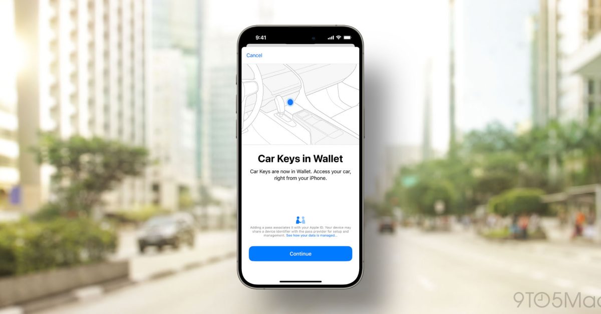 Which cars support car key in Apple Wallet?