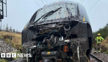 West Coast Mainline blocked as train derails in Cumbria