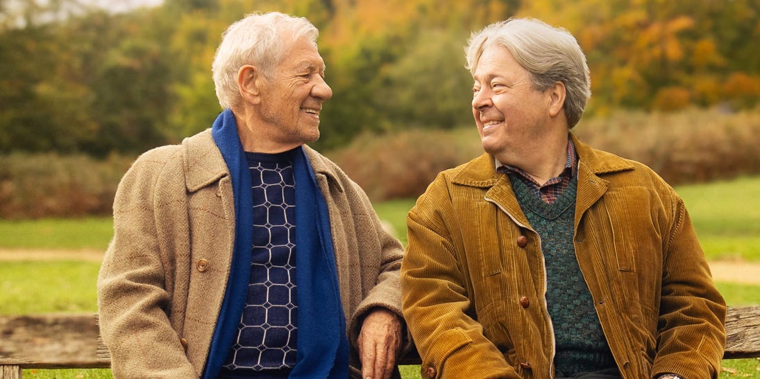 Your adorable first look at Endeavour star Roger Allam and Ian McKellen's drama with stacked cast