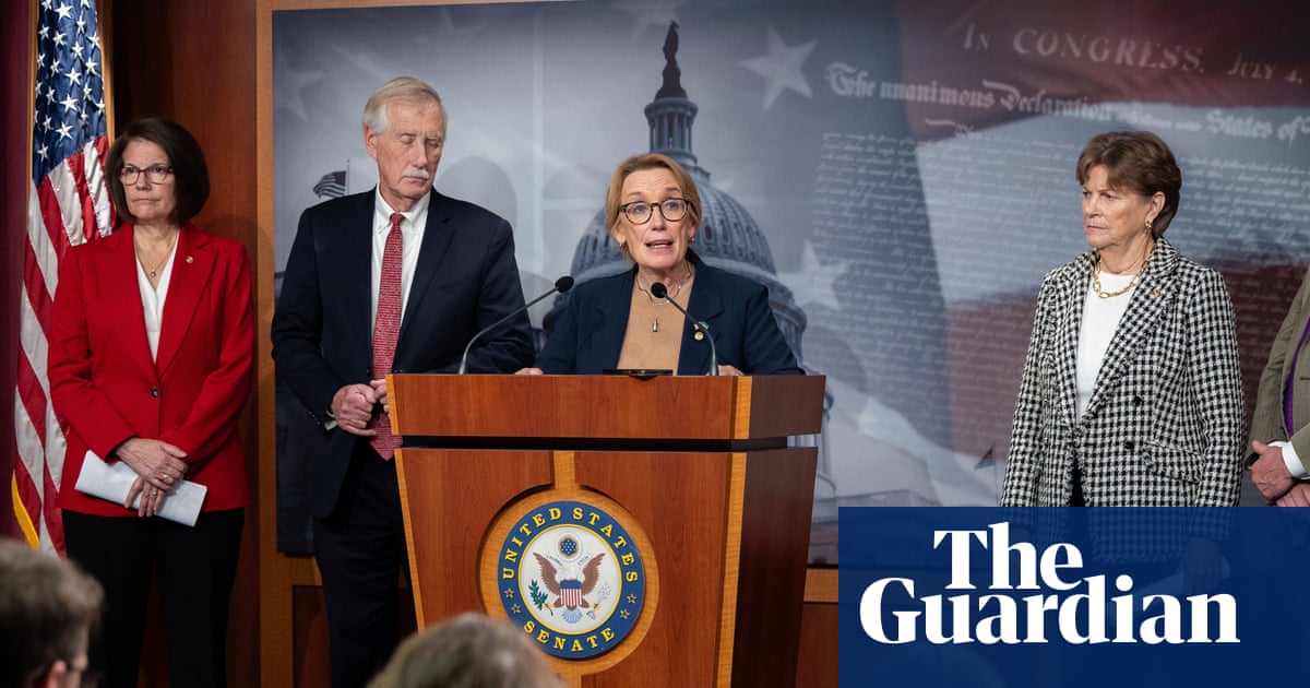 Senate advances funding bill to end longest-ever US government shutdown | US news