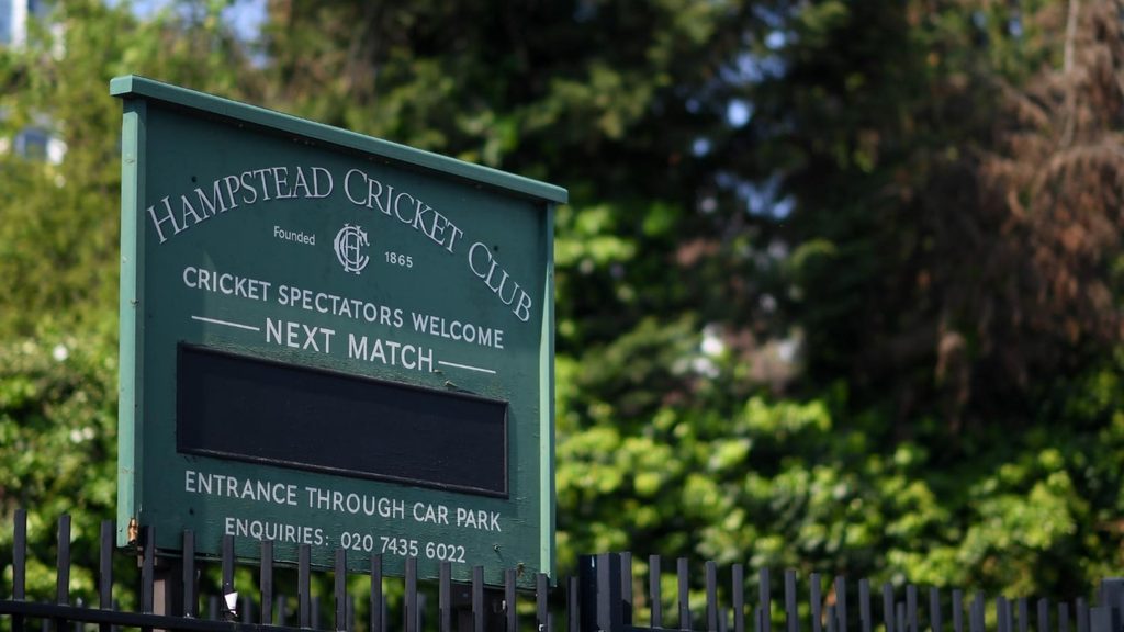 Hampstead Cricket Club, the venue for Andrew Stoddart