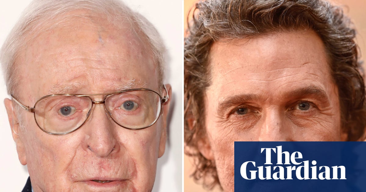 Matthew McConaughey and Michael Caine sign voice deal with AI company | Artificial intelligence (AI)