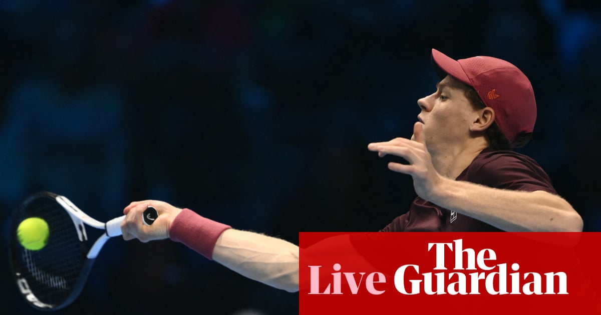 ATP Finals tennis: Jannik Sinner v Alex De Minaur semi-final – live | ATP Finals