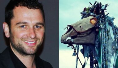 Matthew Rhys introduces Jimmy Fallon to Mari Lwyd