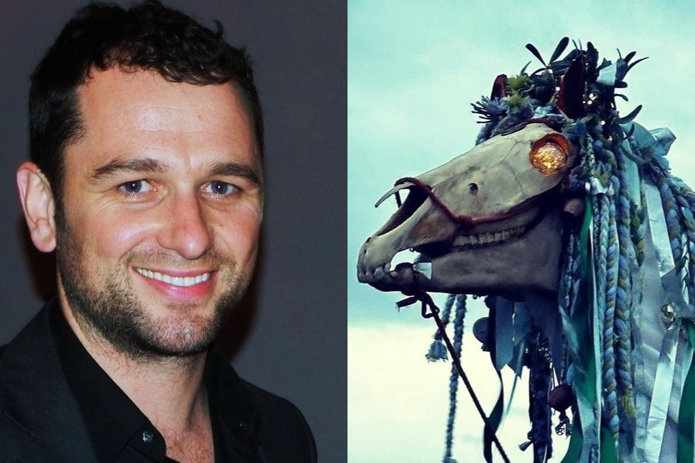 Matthew Rhys introduces Jimmy Fallon to Mari Lwyd