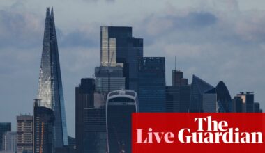 UK stock market hits one-month low as AI bubble fears mount, and borrowing exceeds forecasts in October – business live | Business