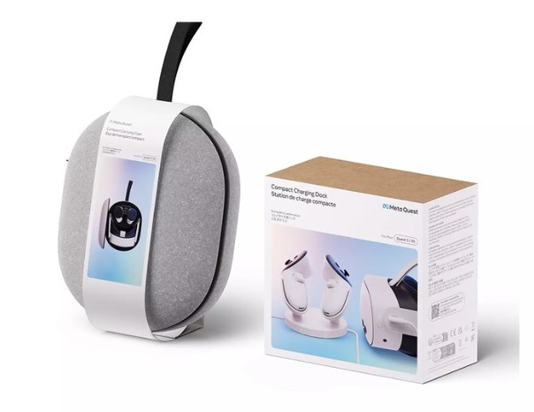 Meta Quest 3S Charging dock and carry case