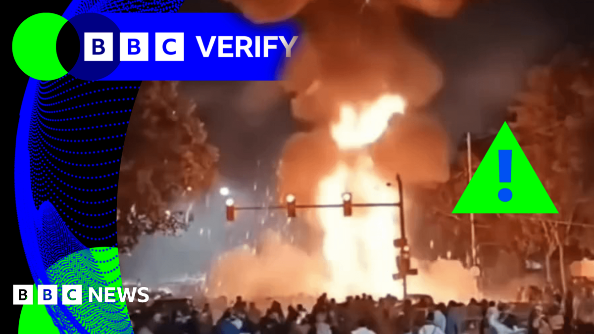 BBC Verify Live: Debunking AI video claiming to show moment of Delhi car blast