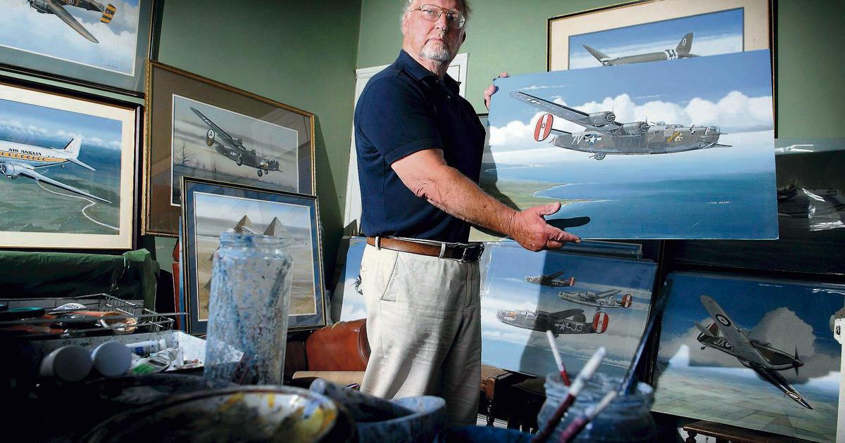 Exhibition of paintings by aviation artist Mike Bailey