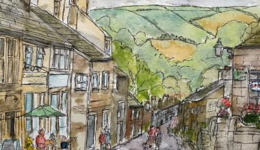 Bradford artist Mike Joyce paints north and south landscapes