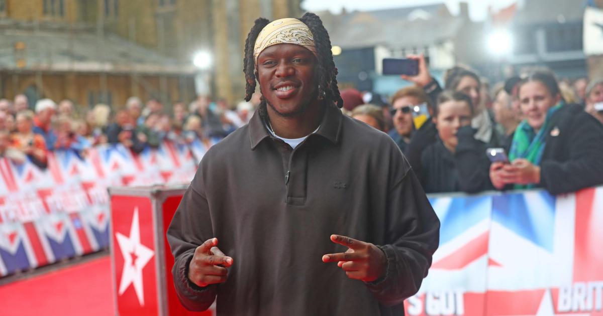 Britain's Got Talent KSI golden buzzer star at event