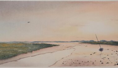 Win a watercolour print of the north Norfolk coast
