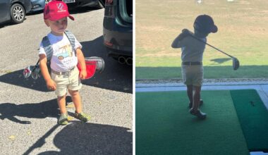 Two-year-old boy becomes youngest member of Worthing Golf Club