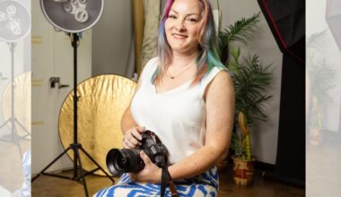Michelle Webster photographs MP Samantha Dixon for exhibit