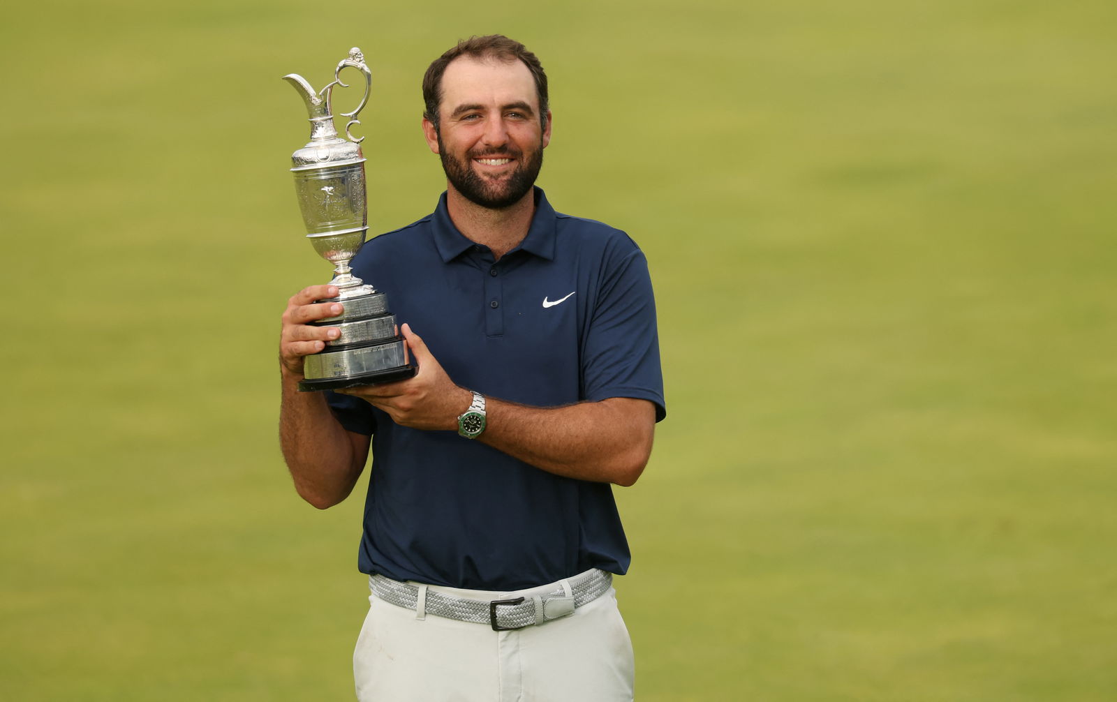 Scheffler lifted the Claret Jug for the first time in July