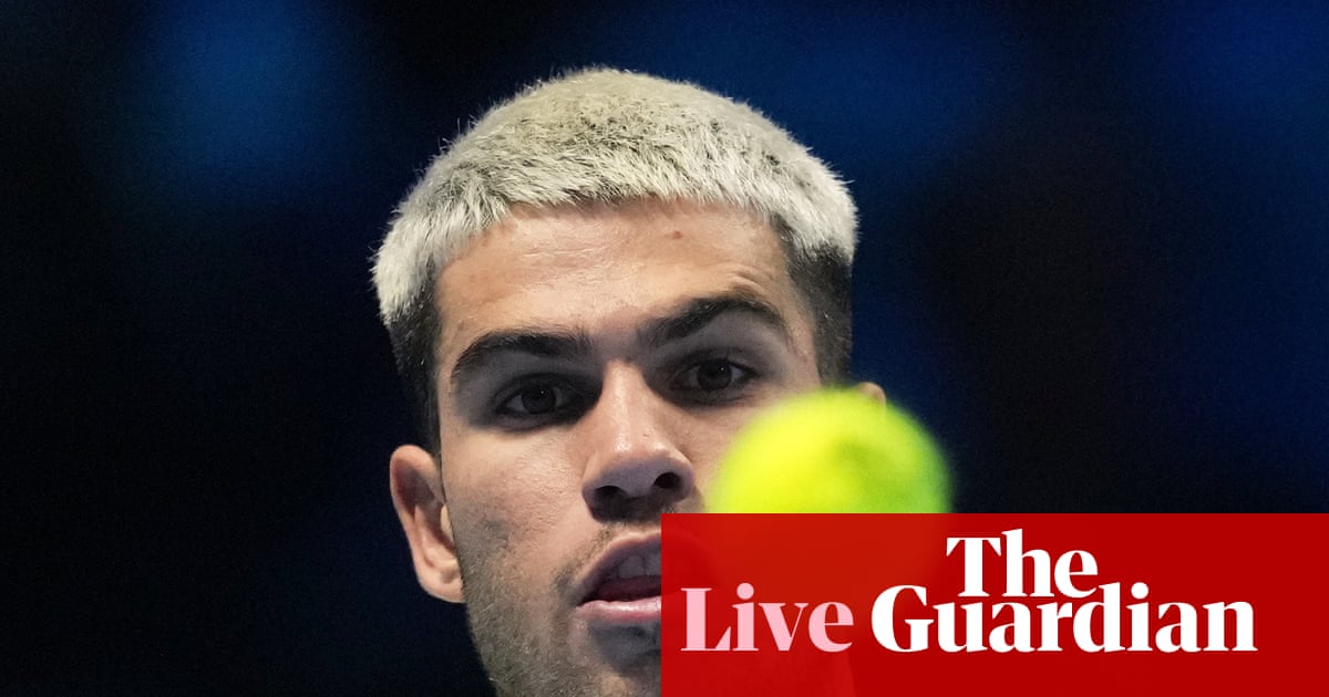 Carlos Alcaraz v Lorenzo Musetti: ATP Finals tennis – live | ATP Finals