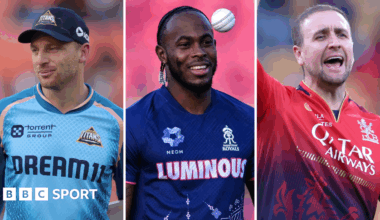 Liam Livingstone plays a shot while playing for Royal Challengers Bengaluru in the Indian Premier League