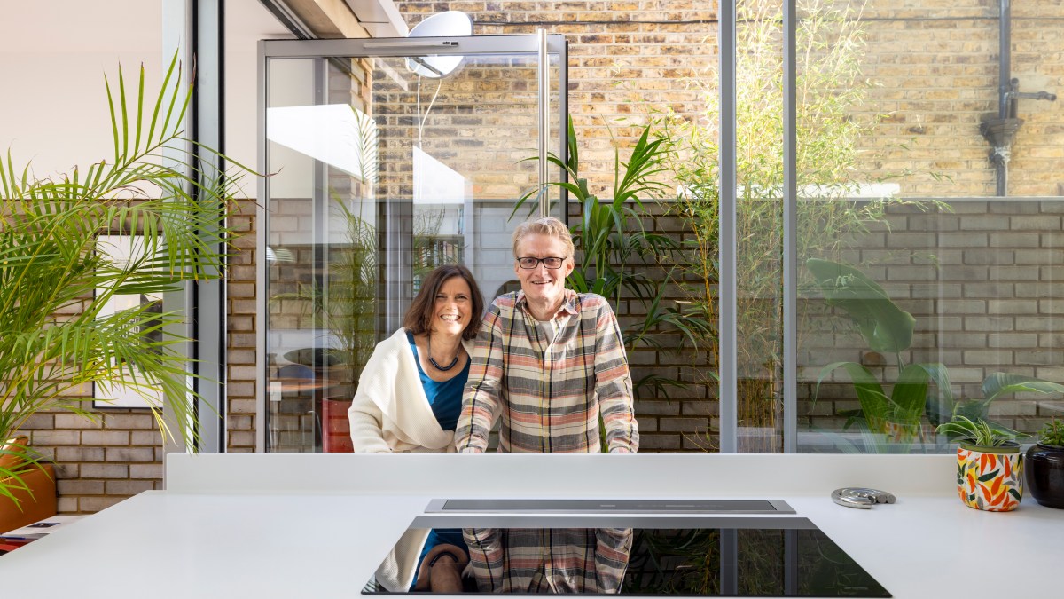 We didn’t fill in our side return — we made it into a courtyard