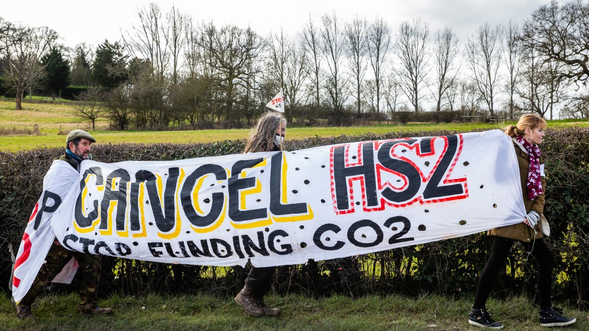 Half of Britons support scrapping HS2 to plug budget shortfall
