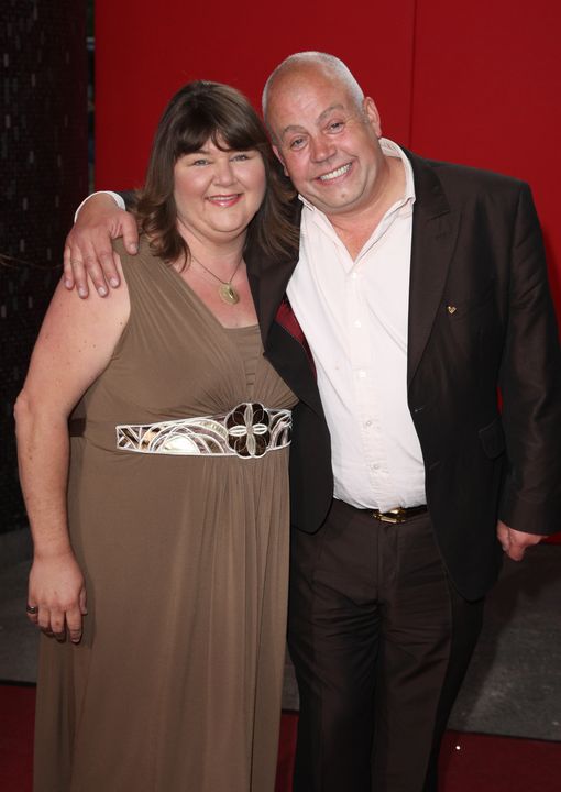 Cheryl and EastEnders co-star Cliff Parisi at the British Soap Awards in 2009